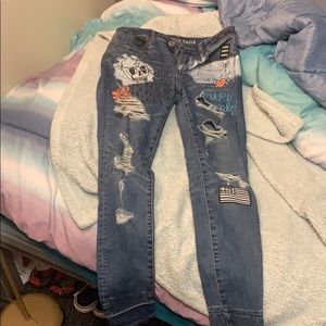 American eagle design jeans